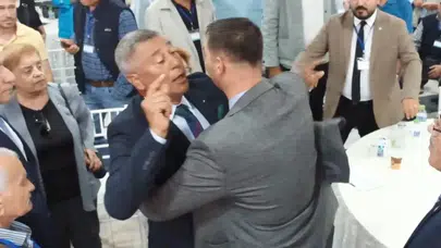 İYİ Parti Tarsus kongresinde kavga çıktı