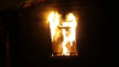 Bolu'da samanlık alevler içinde kaldı!