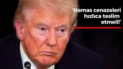 Trump'tan İsrail ve Hamas arasındaki ateşkese ilişkin yeni açıklama!