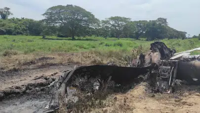 Venezuela'da eğitim uçağı düştü: 2 kişi öldü