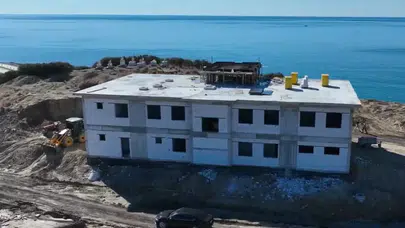 Arsuz’da Pirinçlik Jandarma Karakolu inşaatı hızla sürüyor