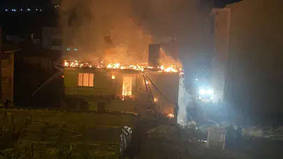 Çankırı'da feci yangın: Çok sayıda ev, kömürlük ve araç zarar gördü!