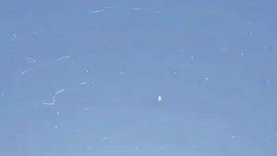 Muratlı’da gökyüzünden örümcek ağı’ yağdı