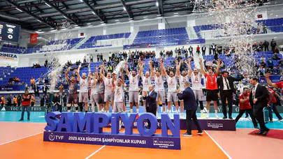 2025 Voleybol Erkekler Şampiyonlar Kupası'nın kazananı Ziraat Bankakart oldu