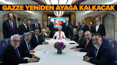 Cumhurbaşkanı Erdoğan uçakta gazetecilerin sorularını yanıtladı