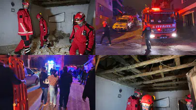 Denizli’de düğün hazırlığı sırasında tavan çöktü