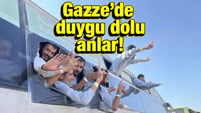 Filistinli esirler gözyaşlarıyla karşılandı