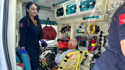 Adıyaman’da yolun karşısına geçmeye çalışan yaya otomobilin çarpmasıyla yaralandı