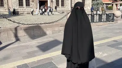 Ankara’da çarşafla metroya binen erkek adli kontrolle serbest kaldı