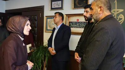 Bakan Göktaş, Rojin Kabaiş'in babasıyla bir araya geldi!