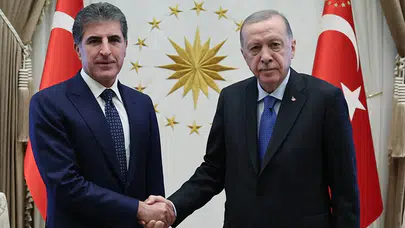 Cumhurbaşkanı Erdoğan, Neçirvan Barzani ile bir araya geldi!