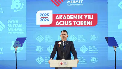 Bakan Kurum, FSMVÜ 2025-2026 Akademik Yılı Açılış Töreni'nde konuştu!