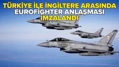 Türkiye, 44 Eurofighter Typhonn savaş uçağı alacak!