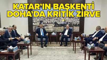 Hakan Fidan ve İbrahim Kalın, Hamas üyeleriyle görüştü