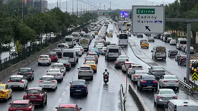 İstanbul’da trafik çilesi: Yoğunluk yüzde 90’a ulaştı
