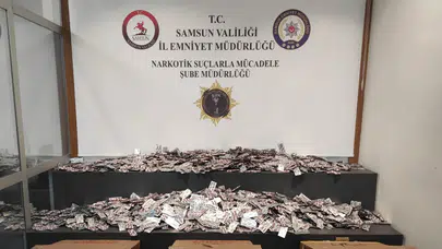 Samsun’da 110 bin 600 uyuşturucu hap ele geçirildi: 1 kişi tutuklandı