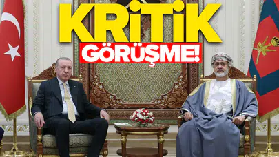 Cumhurbaşkanı Erdoğan, Umman Sultanı Heysem bin Tarık ile bir arada!