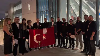 Elazığlı kuaför Erkan Engin, İngiltere’de düzenlenen Dünya Kupası’nda jüri Oldu