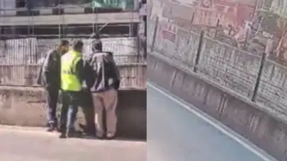 Bayrampaşa'da feci kaza! Kamyon, tramvay hattının korkuluklarına çarptı