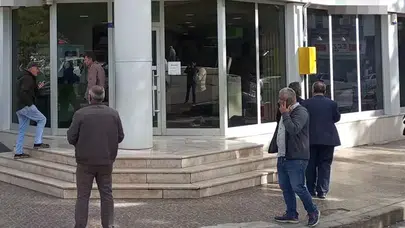 Samsun’da film gibi banka soygunu