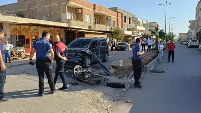 Şırnak'ta feci kaza: Motosiklet sürücüsü ağır yaralandı
