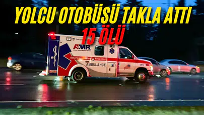 Freni arızalanan otobüs faciaya neden oldu!