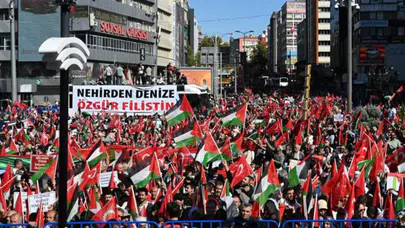 Ankara’da 'Gazze Kararlılık Yürüyüşü' düzenlendi