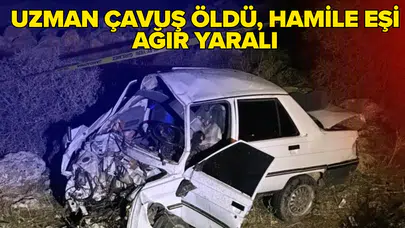 Kahramanmaraş'ta otomobil kayalıklara çarptı