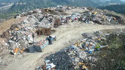 Bilecik’te izinsiz inşaat atığı döken kişiye ceza