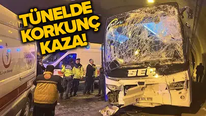 Otobüs ile tır çarpıştı: 5 yaralı