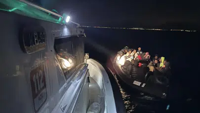 İzmir’de 41 düzensiz göçmen yakalandı ve kurtarıldı