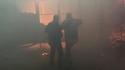 Adıyaman'da konteyner yangını!