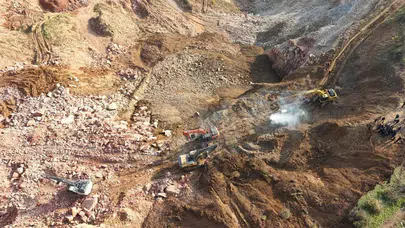 Ordu'daki taş ocağı göçüğünde gelişme: Kayıp kamyon şoförü için yeniden arama yapılıyor