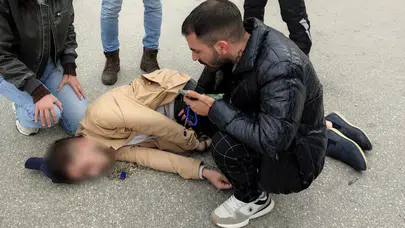 Eskişehir’de sokakta bayılan genç korkuttu