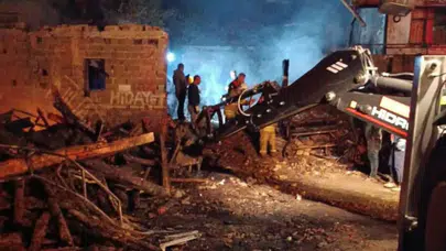 Tokat'ta yangın faciası: Görme engelli kişi can verdi