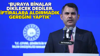 Bakan Kurum'dan muhalefete sert tepki!