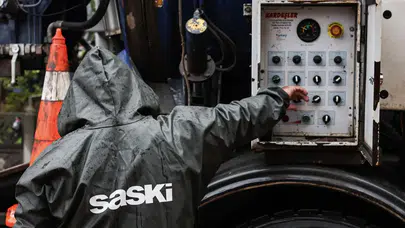 SASKİ’den yoğun yağışa anlık müdahale