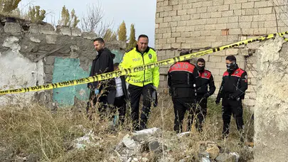 Erzurum'da metruk binada şüpheli ölüm!