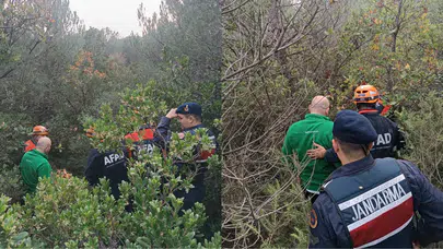 Bursa'da ormanlık alanda mahsur kalan kişi AFAD ekiplerince kurtarıldı