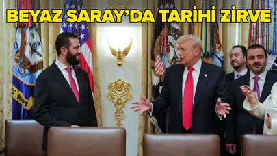 Trump, Suriye Cumhurbaşkanı Şara ile görüştü!