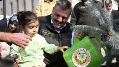 Erzurum’da 11 Kasım’da 3 bin fidan toprakla buluştu