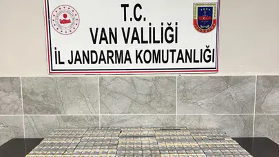 Van’da 3 bin paket kaçak sigara ele geçirildi