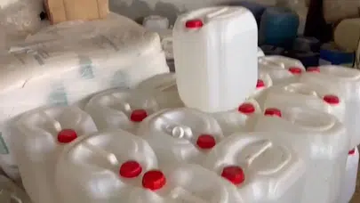 Sakarya’da sahte ve kaçak alkol operasyonu