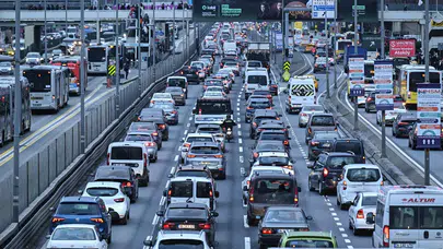 İstanbul’da yoğun trafik