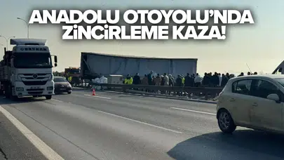 Ankara istikameti trafiğe kapandı