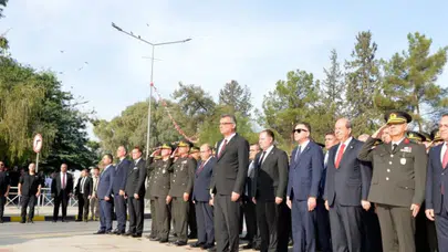 KKTC’de Atatürk, vefatının 87. yıl dönümünde törenle anıldı