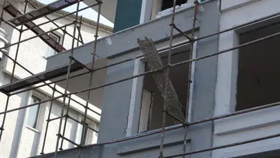 Ordu'da iş kazası: İnşaattan düşen işçi yaralandı!