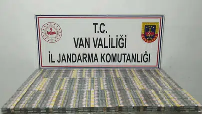 Van’da jandarma bin 980 paket kaçak sigara ele geçirdi