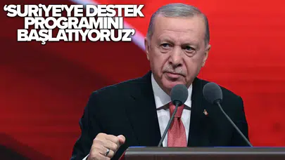 Cumhurbaşkanı Erdoğan'dan Suriye açıklaması