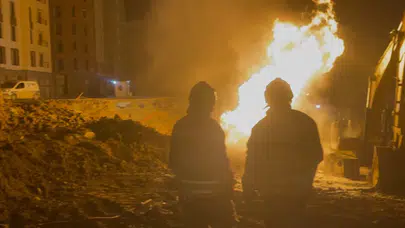 Hatay'da doğal gaz patladı: 2 işçi yaralandı!